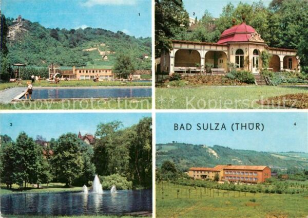 Bad Sulza Schwimmbad Trinkhalle Kurpark Neues Bad
