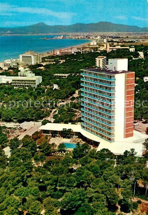 Playas de Palma Mallorca Hotel Obelisco Fliegeraufnahme
