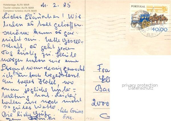 Albufeira Hotelanlage Alfa Mar Fliegeraufnahme – Bild 2