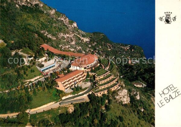 Campi Voltino di Tremosine Hotel Le Balze Gardasee Fliegeraufnahme