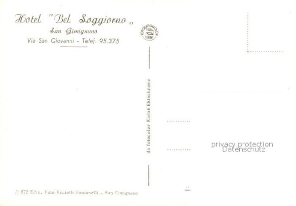 San Gimignano Hotel Bel Soggiorno Ristorante – Bild 2