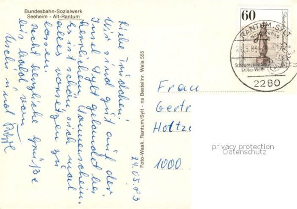 Alt Rantum Bundesbahn Sozialwerk Seeheim – Bild 2