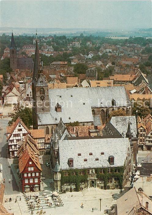 Quedlinburg Markt Luftbildserie Interflug