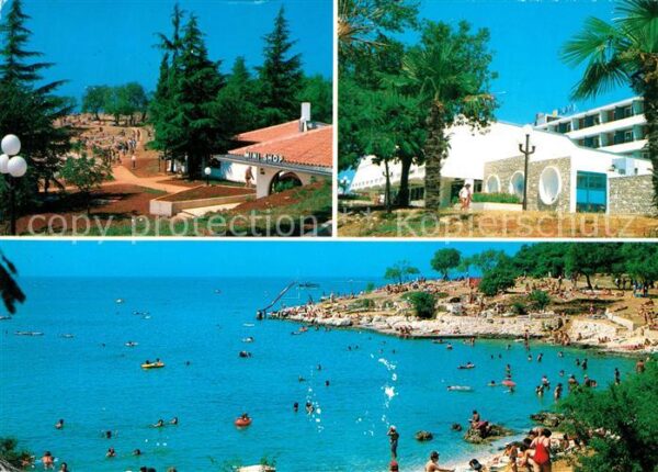 Porec Plava Laguna Hotel Lotos Bucht Strand