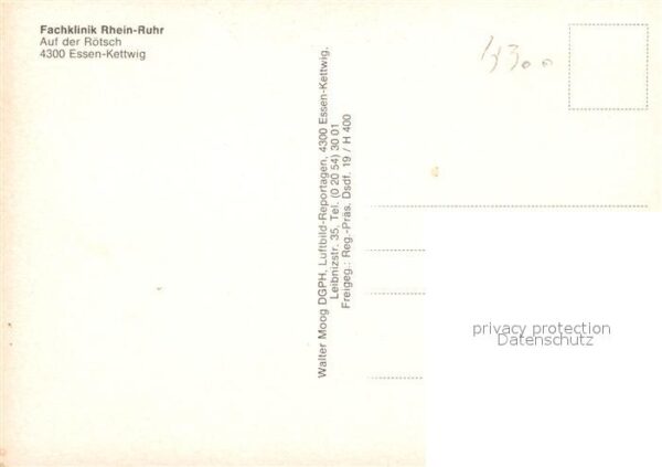 Kettwig Fachklinik Rhein Ruhr Fliegeraufnahme – Bild 2