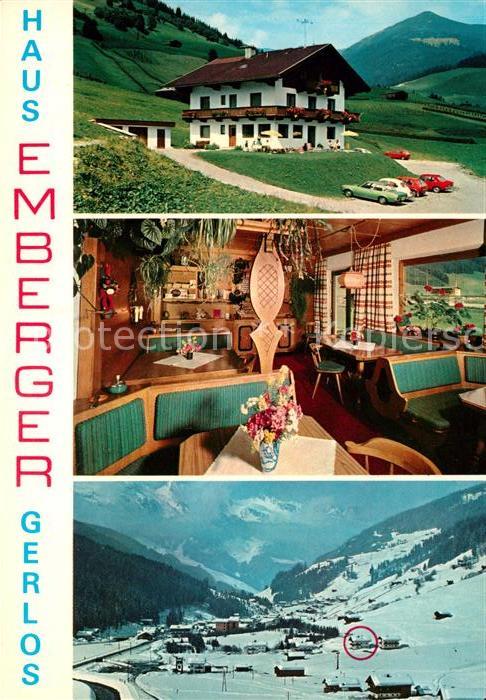 Gerlos Pension Haus Emberger Winterpanorama Al