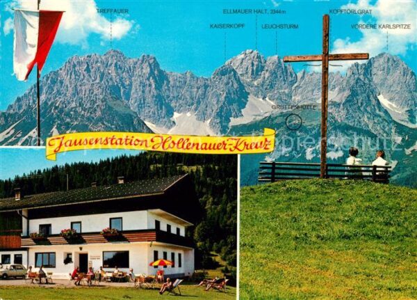 Going Wilden Kaiser Tirol Jausenstation Hollenauer Kreuz Alpenpan