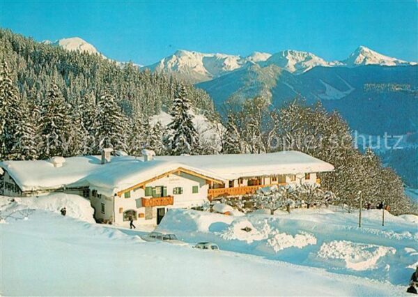 Ramsau Berchtesgaden Berggasthof Pension Zipfhäusl Sahneglet