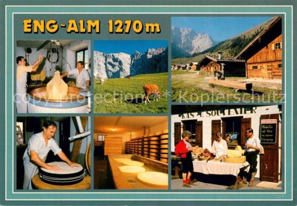 Eng Karwendel Eng Alm Käserei Kühe Karwendelgebirge