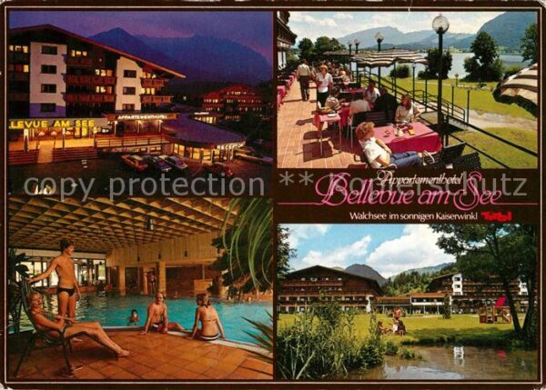 Walchsee Tirol Appartementhotel Bellevue am See Hallen