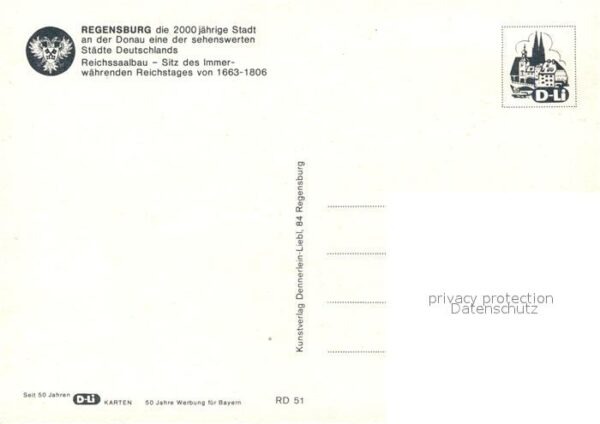 Regensburg Reichssaalbau Historisches Gebäude 2000 – Bild 2