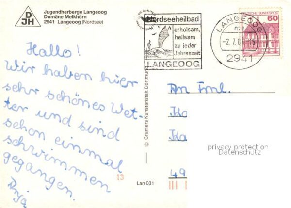 Langeoog Nordseebad Jugendherberge Domäne Melkhörn – Bild 2
