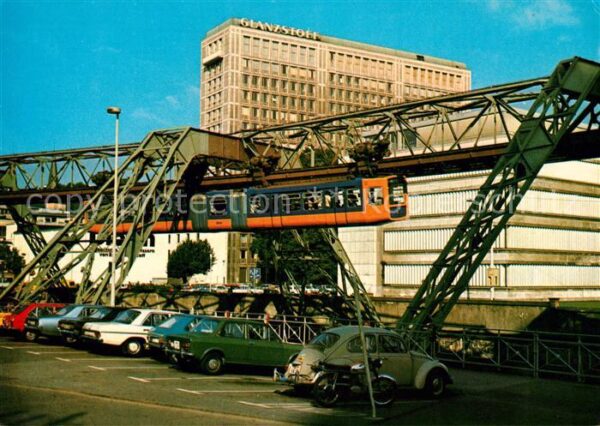 Elberfeld Wuppertal Schwebebahn Glanzstoffhochhaus