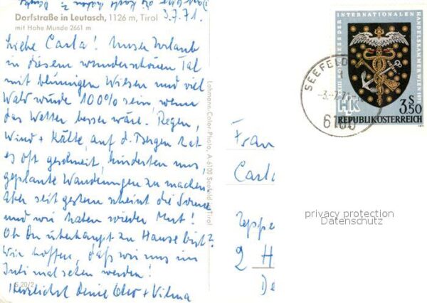 Leutasch Dorfstrasse Kapelle Blick zur Hohe Mund – Bild 2