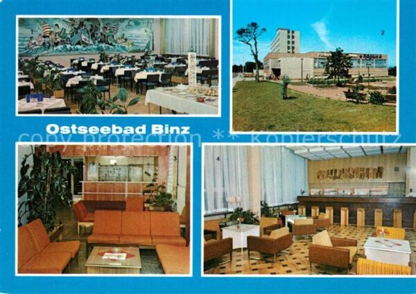Binz Ruegen FDGB Urlauberrestaurant Rügen Speisesaa