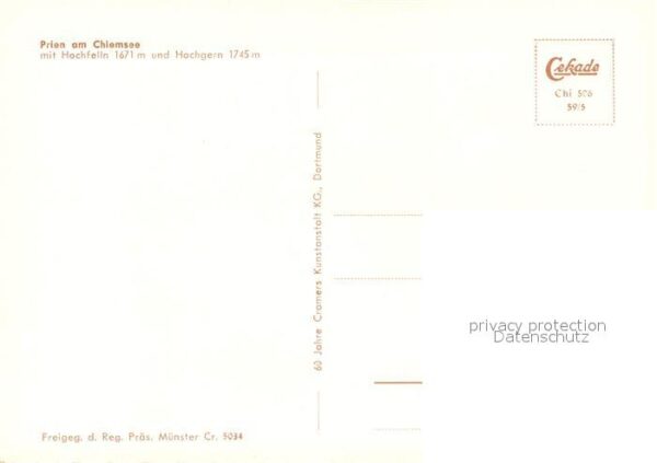 Prien Chiemsee mit Hochfelln und Hochgern Chiemgauer A – Bild 2