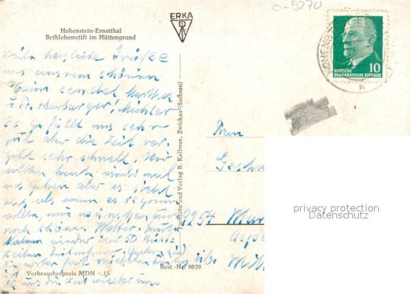 Hohenstein-Ernstthal Bethlehemstift im Hüttengrund – Bild 2