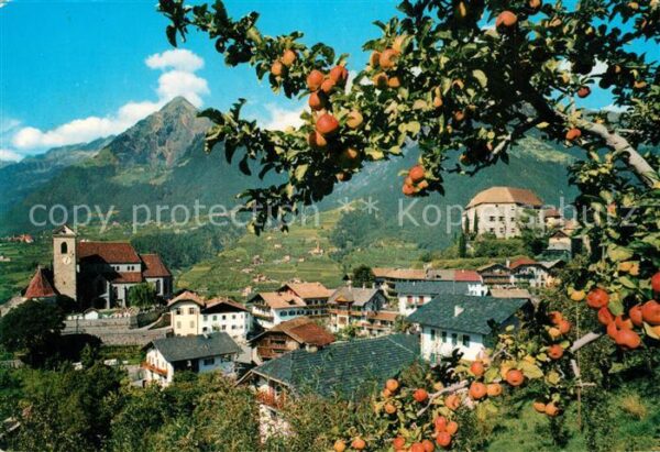 Schenna Meran Ortsblick