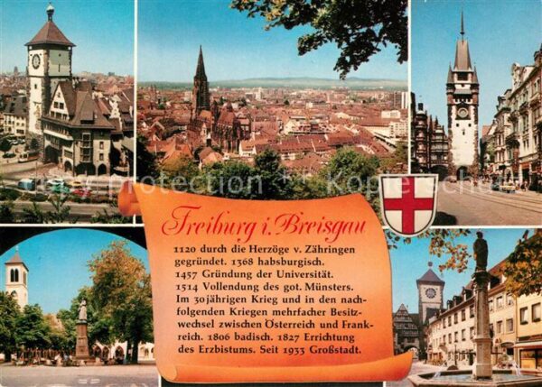 Freiburg Breisgau Schwabentor Münster Martinstor Oberlind