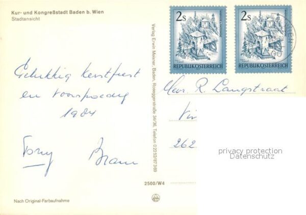 Baden Wien Stadtansicht – Bild 2