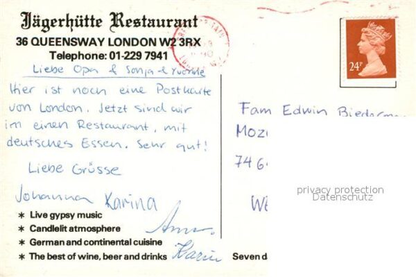 London Jägerhütte Restaurant – Bild 2