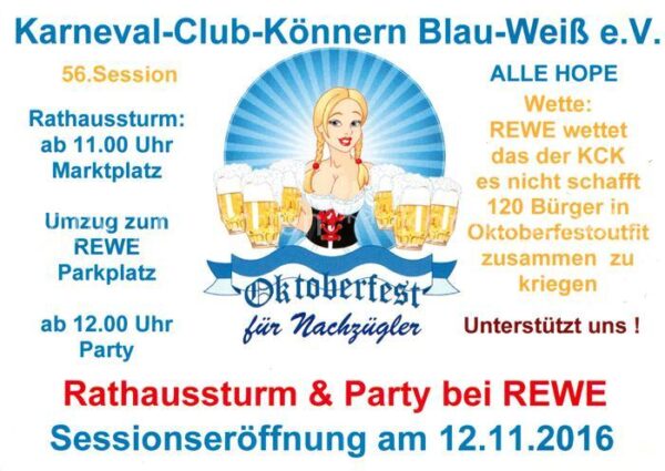 Koennern Karneval Club Blau Weiß