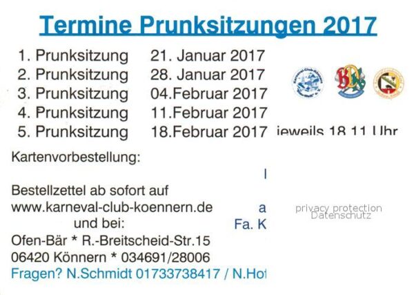 Koennern Karneval Club Blau Weiß – Bild 2