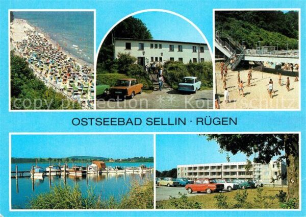 Sellin Ruegen Strand FDGB Erholungsheim Waldfrieden B
