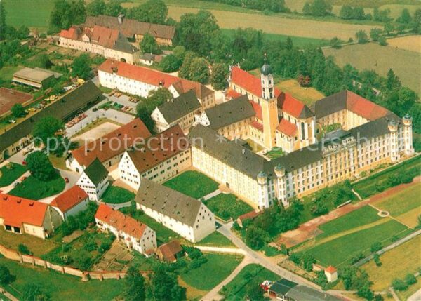 Ochsenhausen Fliegeraufnahme Reichsabtei Benediktine
