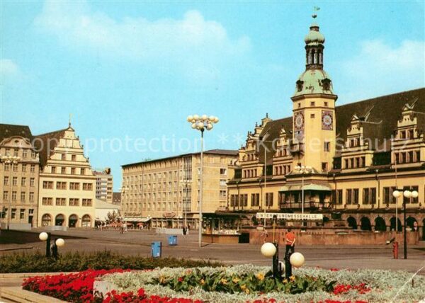 Leipzig Markt altes Rathaus