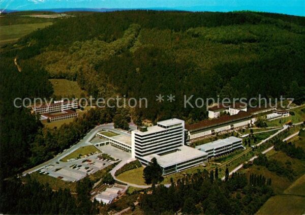 Hoexter Weser Fliegeraufnahme Weserbergland Klinik