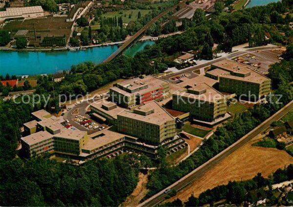 Kettwig Fliegeraufnahme Fachklinik Rhein Ruhr