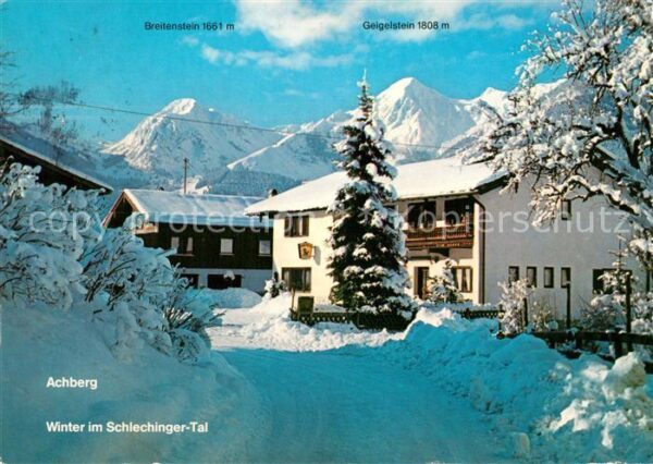 Ettenhausen Schleching Achberg Breitenstein Geigelstein Winter