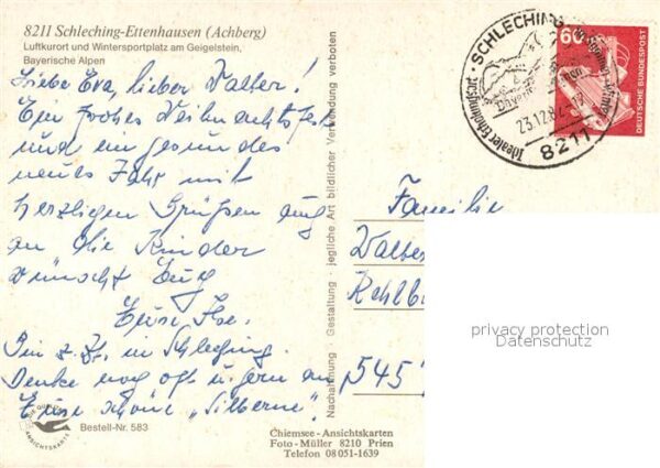 Ettenhausen Schleching Achberg Breitenstein Geigelstein Winter – Bild 2