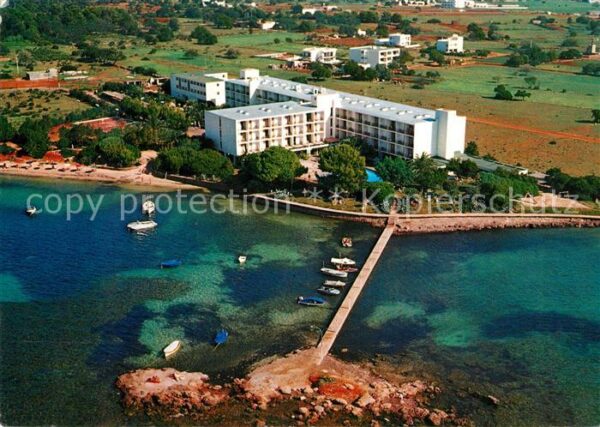 Ibiza Islas Baleares Fliegeraufnahme Hotel Argamasa Santa Eu