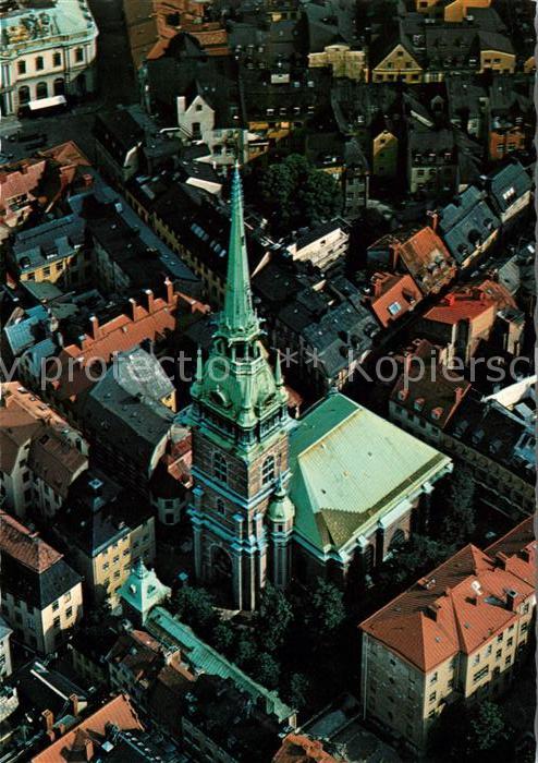Stockholm Fliegeraufnahme Deutsche Sankt Gertruds
