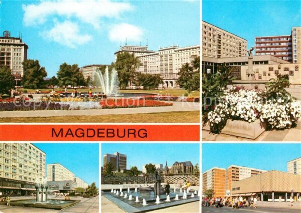Magdeburg Wilhelm Pieck Allee Eulenspiegelbrunnen
