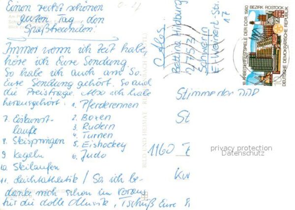 Schwerin Mecklenburg Schloss Pfaffenteich Fernsehturm – Bild 2
