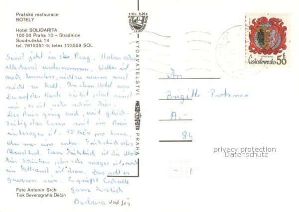 Praha Prahy Prague Hotel Solidarita – Bild 2
