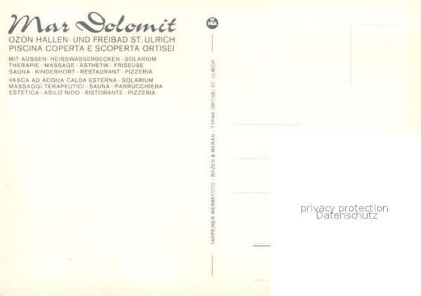 St Ulrich Groeden Tirol Ozon Hallenbad Mar Dolomit – Bild 2