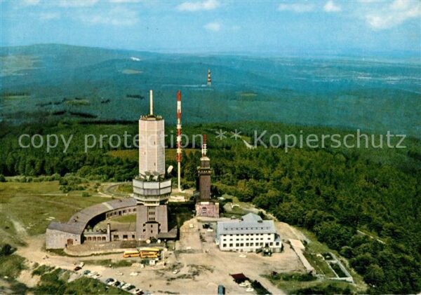 Grosser Feldberg Taunus Fliegeraufnahme