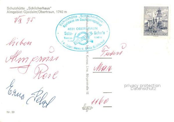 Obertraun Schutzhütte Schilcherhaus Almgebiet Gja – Bild 2