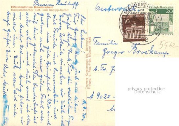 Manderscheid Eifel Fliegeraufnahme Eifelsanatorium – Bild 2