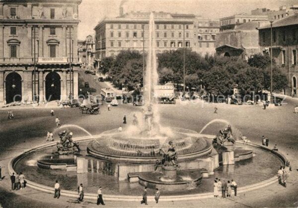 Roma Rom Piazza dell Esedra Brunnen