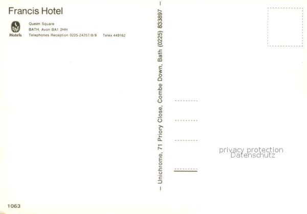 Bath UK Francis Hotel – Bild 2