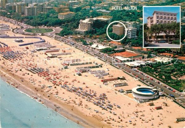 Rimini Hotel Milton Fliegeraufnahme