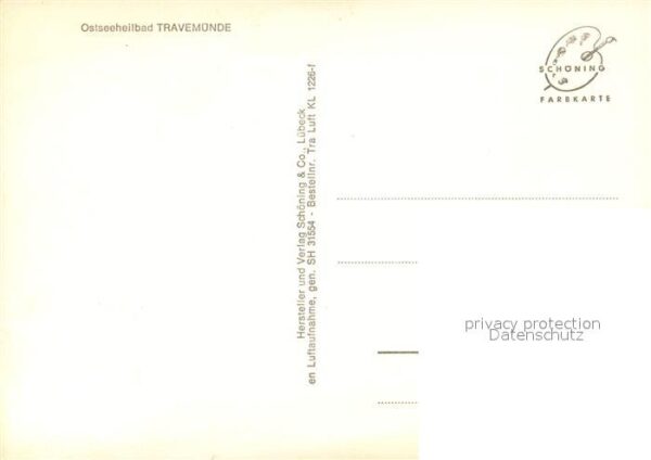 Travemuende Ostseebad Fliegeraufnahme Strand – Bild 2