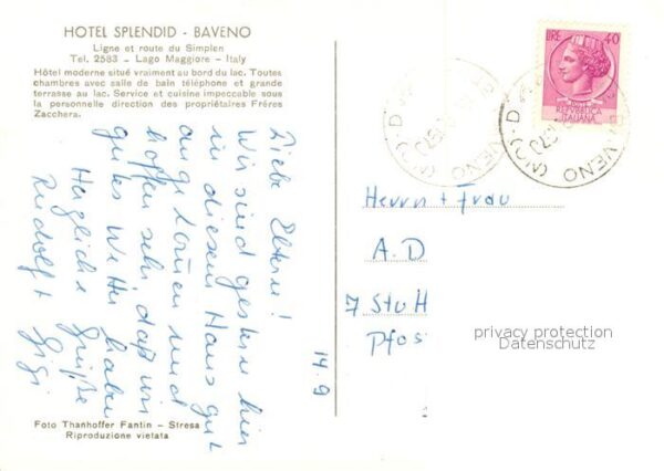 Baveno Hotel Splendid – Bild 2