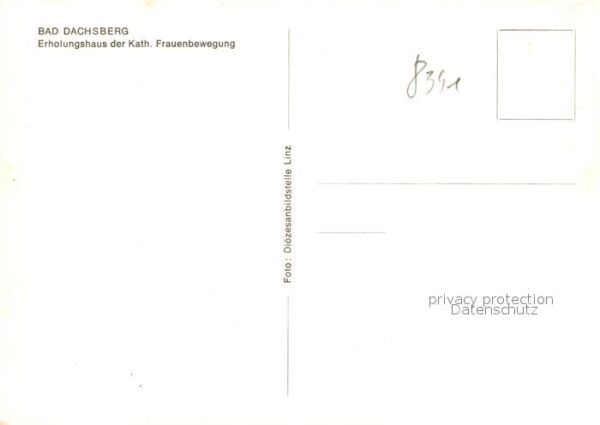 Dachsberg Michelsneukirchen Erholungshaus Katholische Frauenbewegun – Bild 2