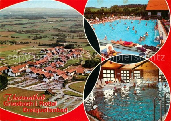 Griesbach Rottal Thermalbad Dreiquellenbad Fliegeraufnah